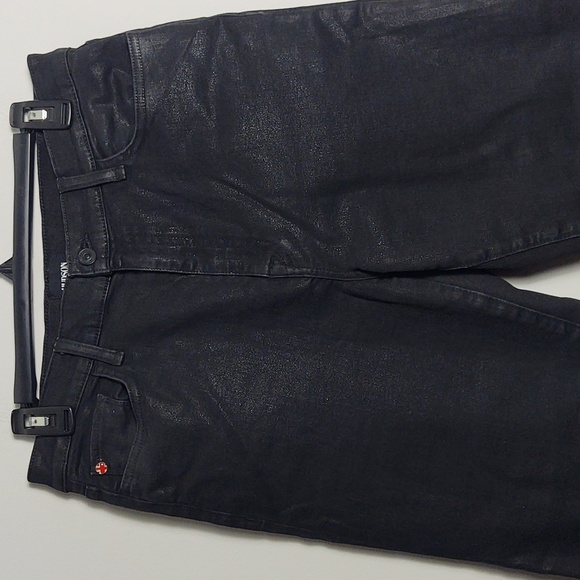 HUDSON Noa Mid-rise Straight Coated Cropped Stretch Jeans Size 31 - Picture 5 of 16